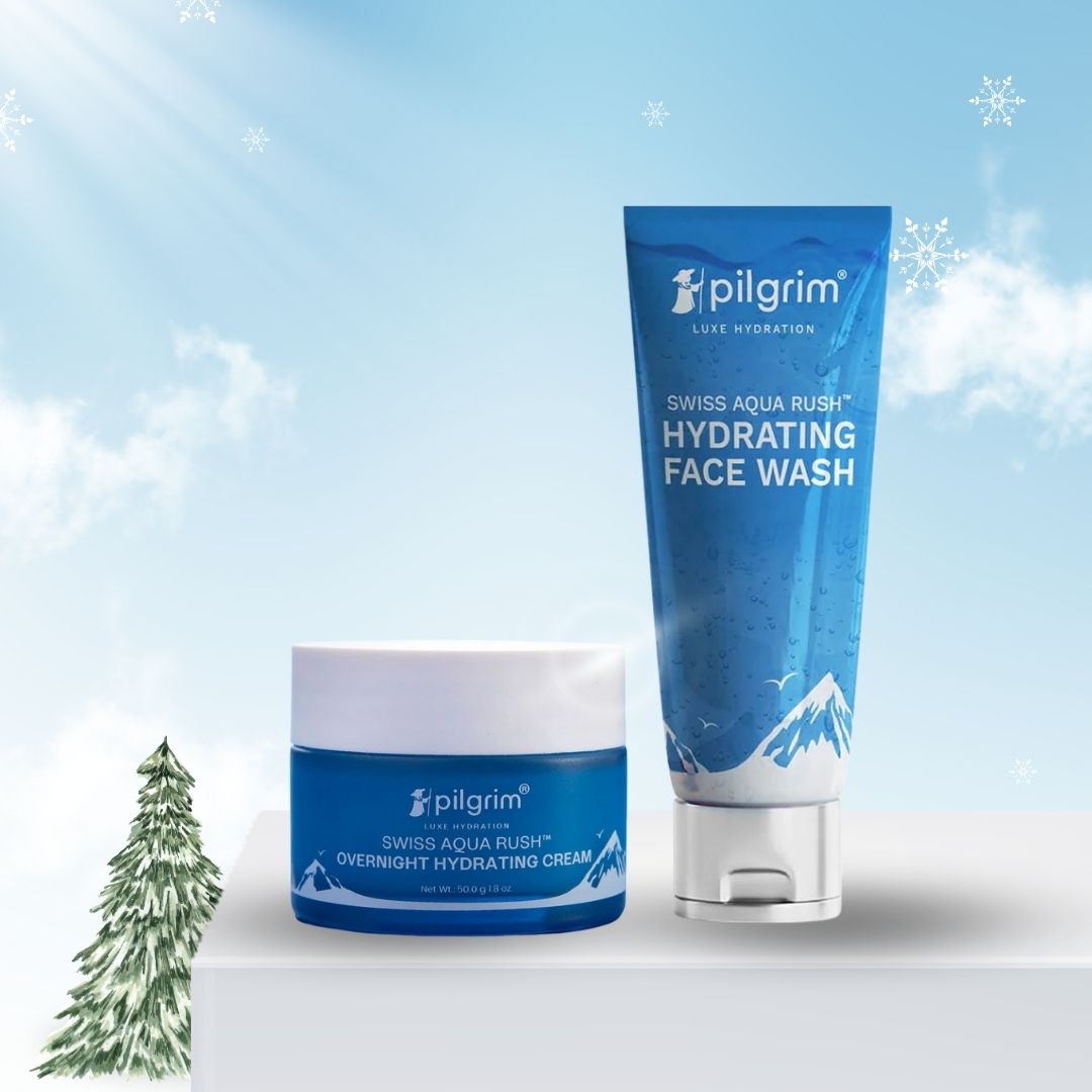 Swiss Aqua Rush Hydrating Face Wash & Cream Combo