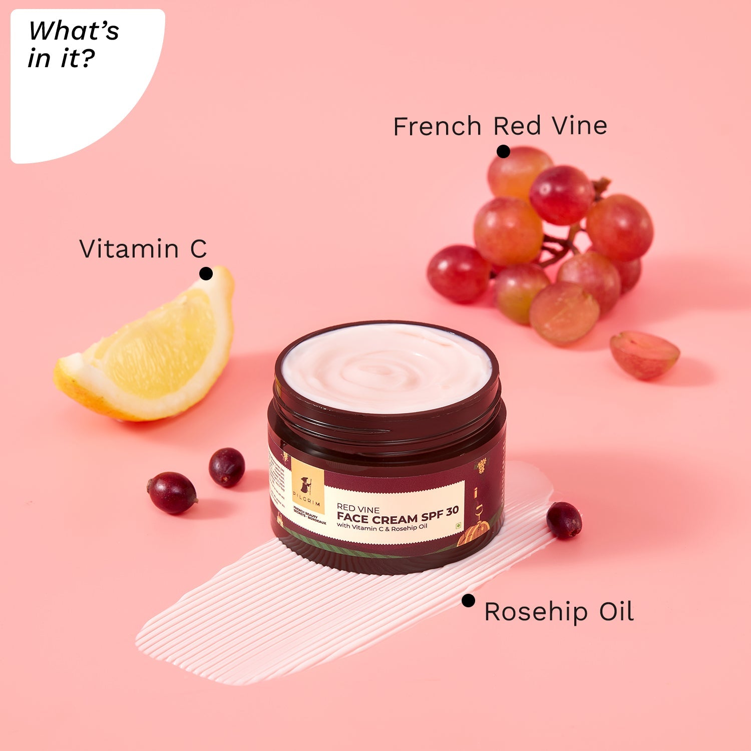 RED VINE FACE CREAM SPF 30 - What&