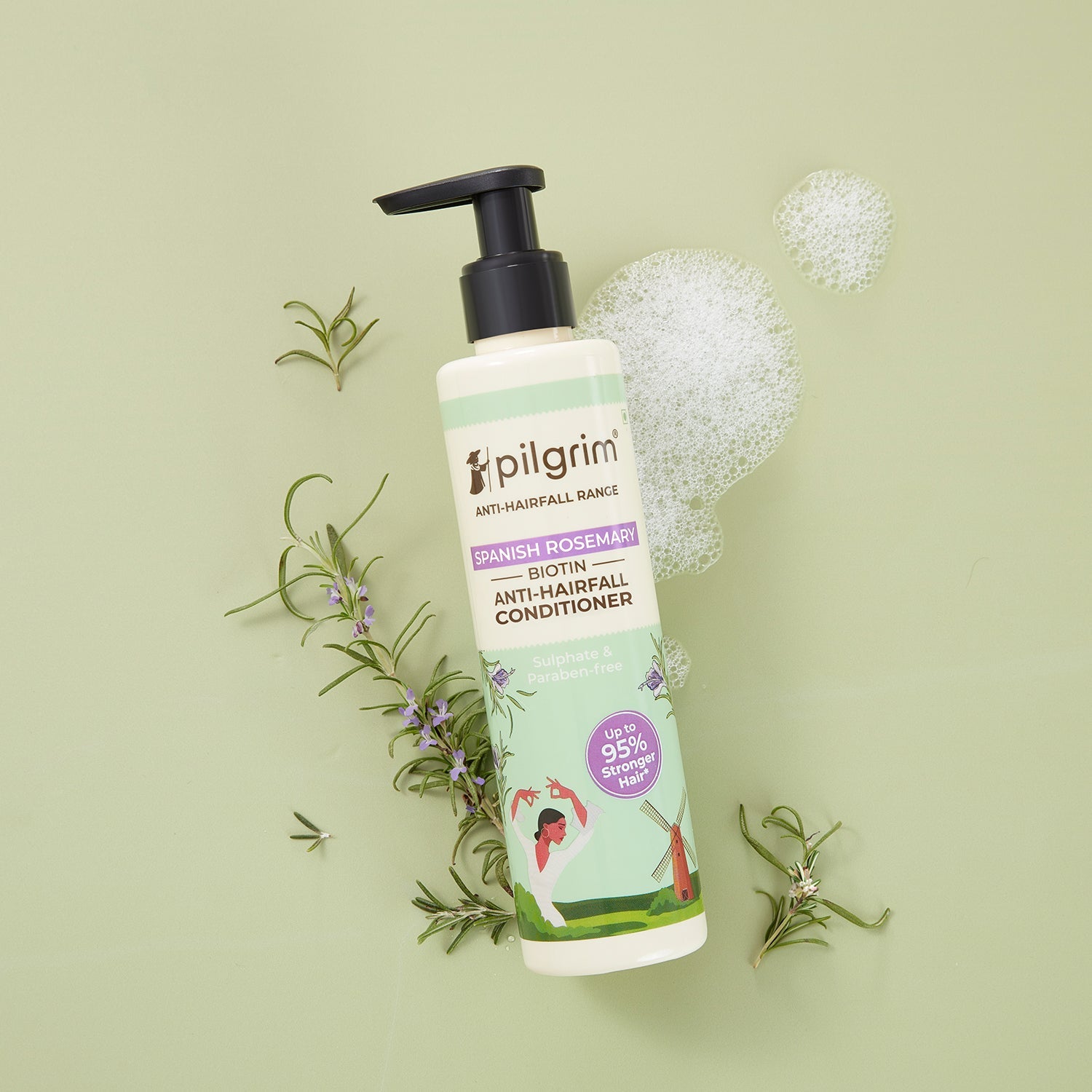 Spanish Rosemary & Biotin Anti-Hairfall Conditioner -Image