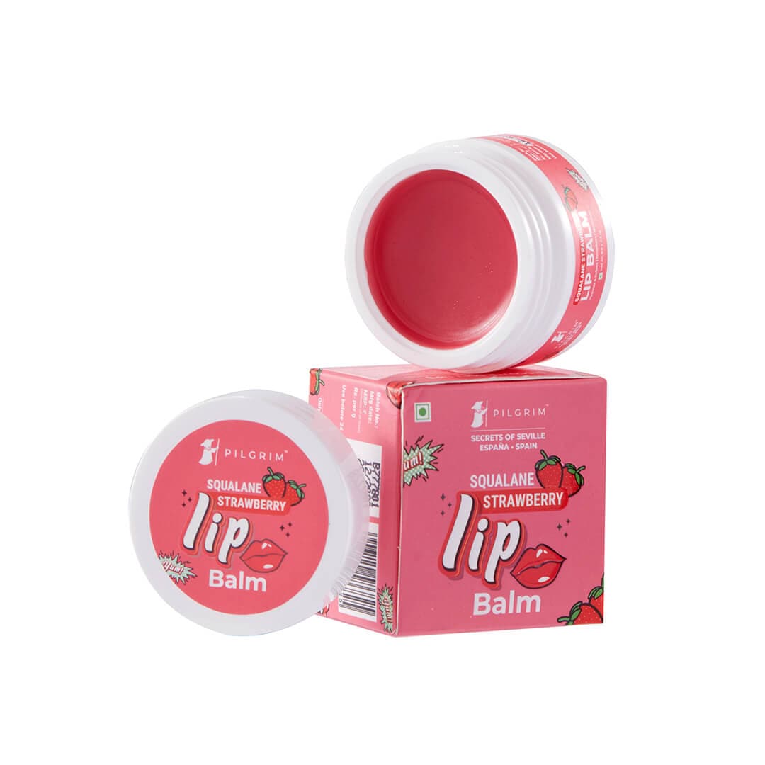 Squalane Strawberry LIP BALM -Image
