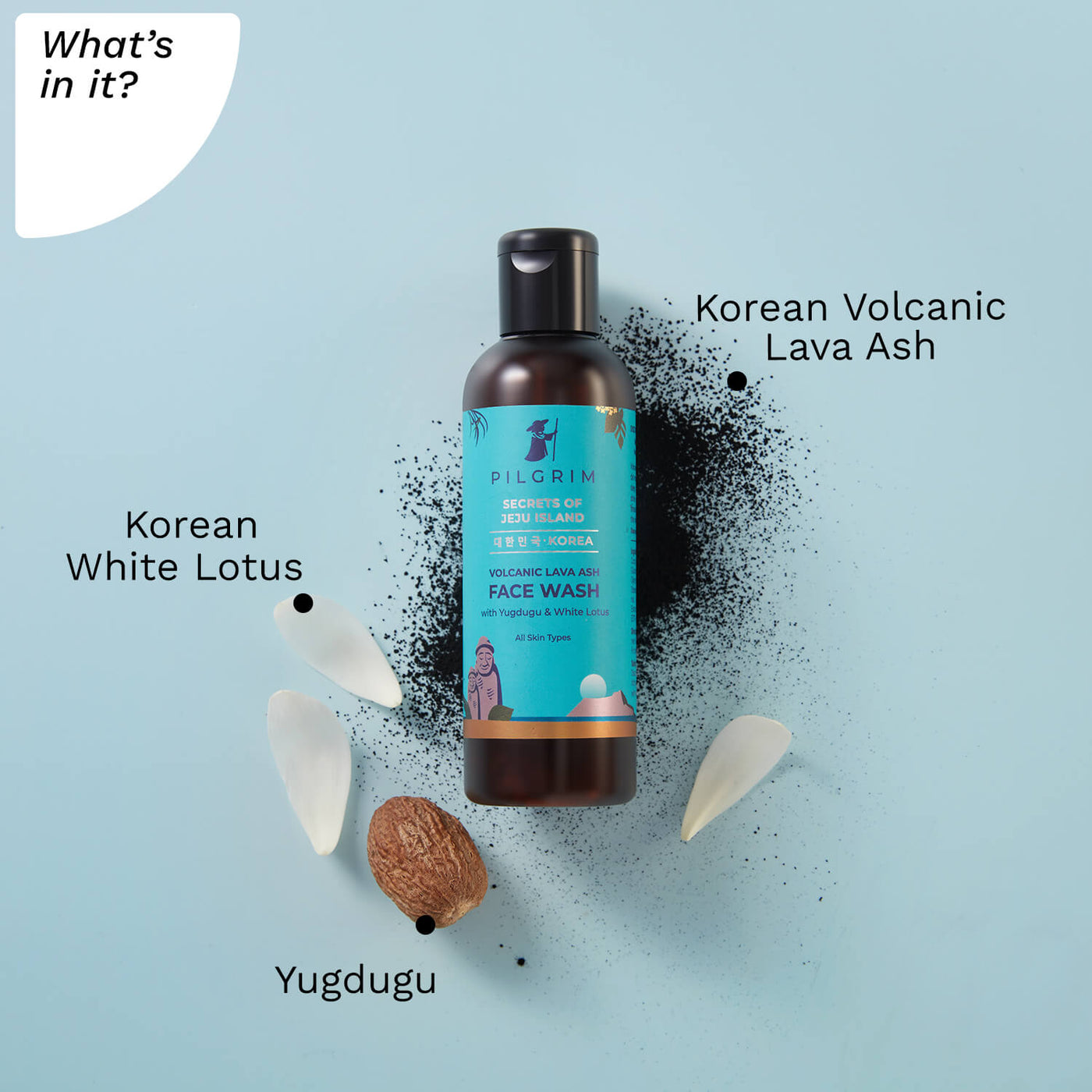 Volcanic Lava Ash Face Wash 100ml