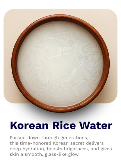 Korean Rice Water Hydra Glow Gel Face Wash 100ml