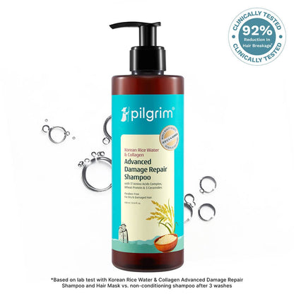 Korean Rice Water &amp; Collagen Advanced Damage Repair Shampoo 200ml