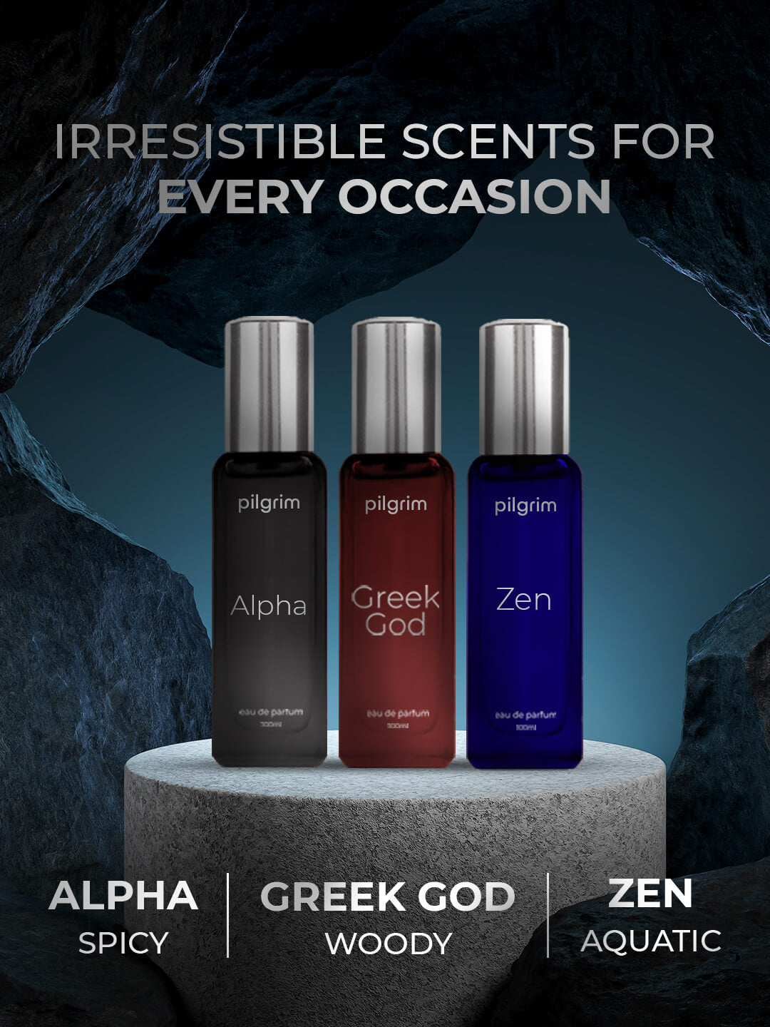 Shop The Impressions Collection (3 x 20ml) | Pilgrim