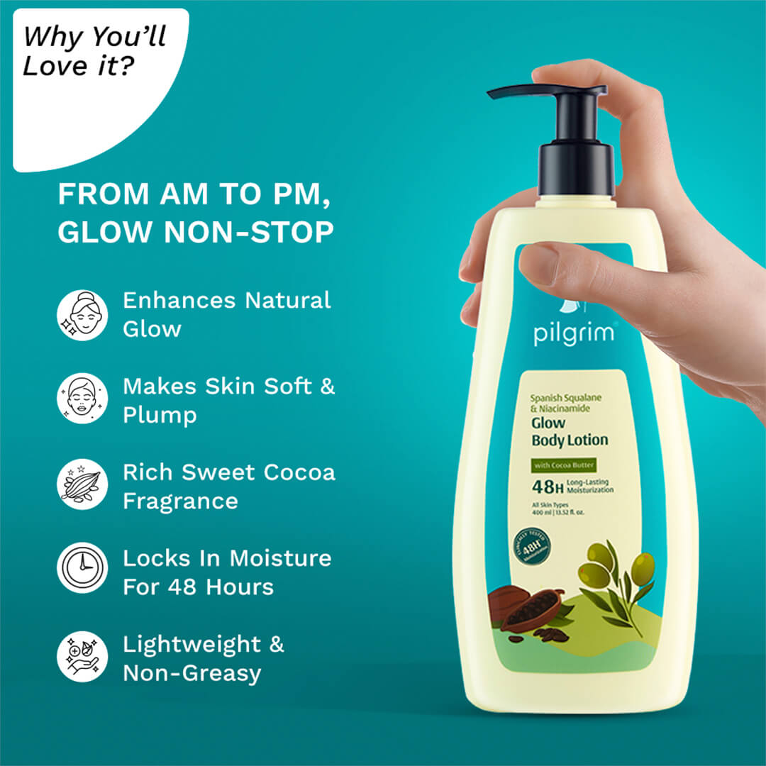 Squalane &amp; Niacinamide Glow Body Lotion 400ml