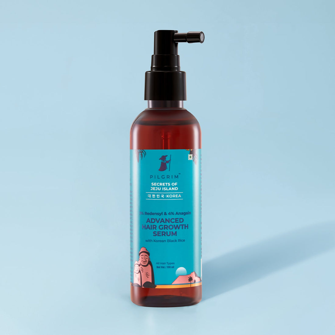 Advanced Hair Growth Serum (100ml)with Redensyl 3% + Anagain 4%  With Natural Ingredients ,  - Image
