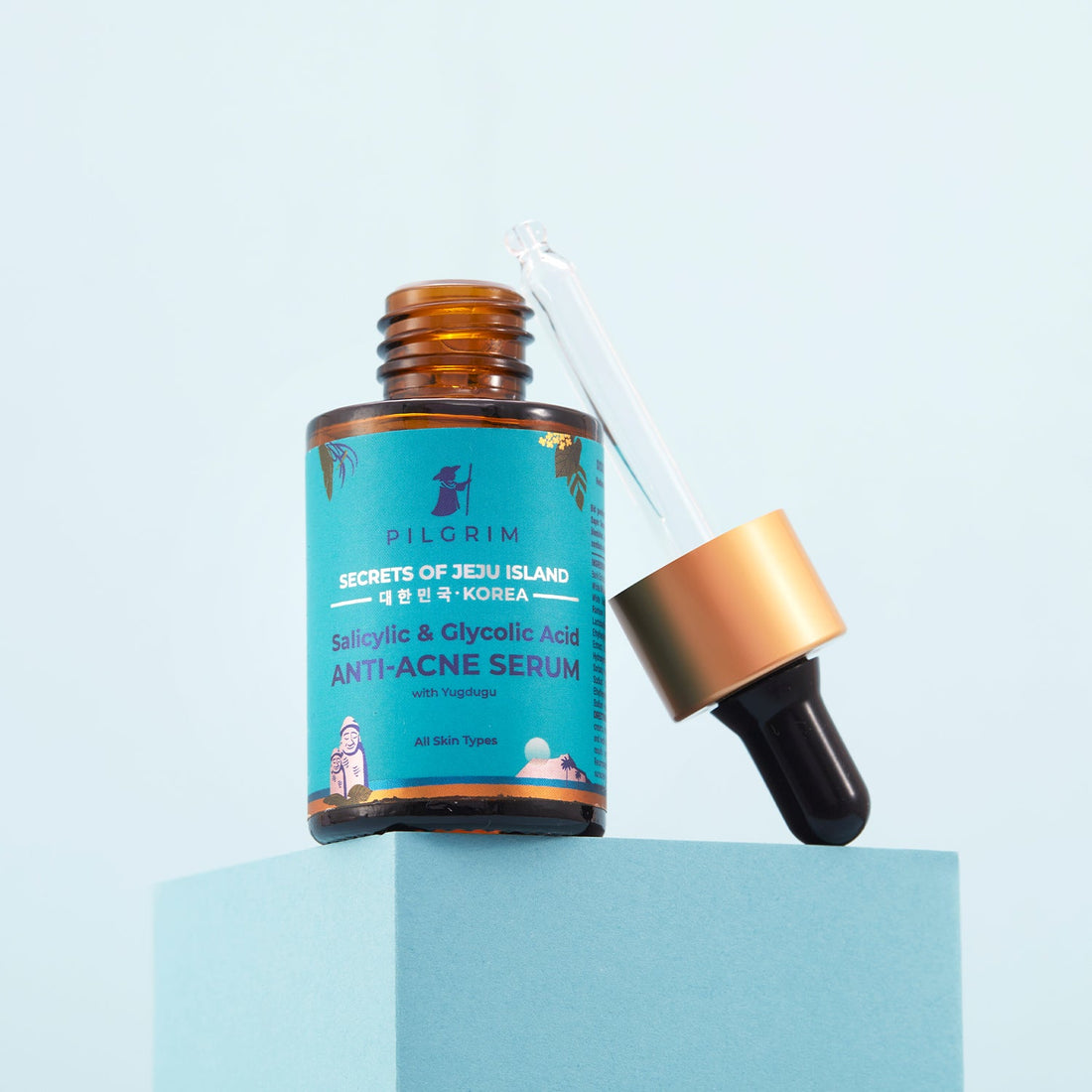  Anti Acne Serum for Salicylic Acid 1% + Glycolic Acid 3% for oily &amp; acne prone skin  30ml - Image
