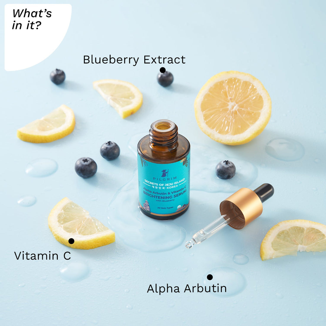  Alpha arbutin face serum 30ml with 2% Alpha Arbutin &amp; 3% Vitamin C Brightening Face Serum for glowing skin  - What&