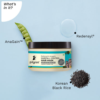  Redensyl &amp; Anagain Hairfall control Hair Mask for Stimulating Hair growth, Reducing Hair Loss - What&
