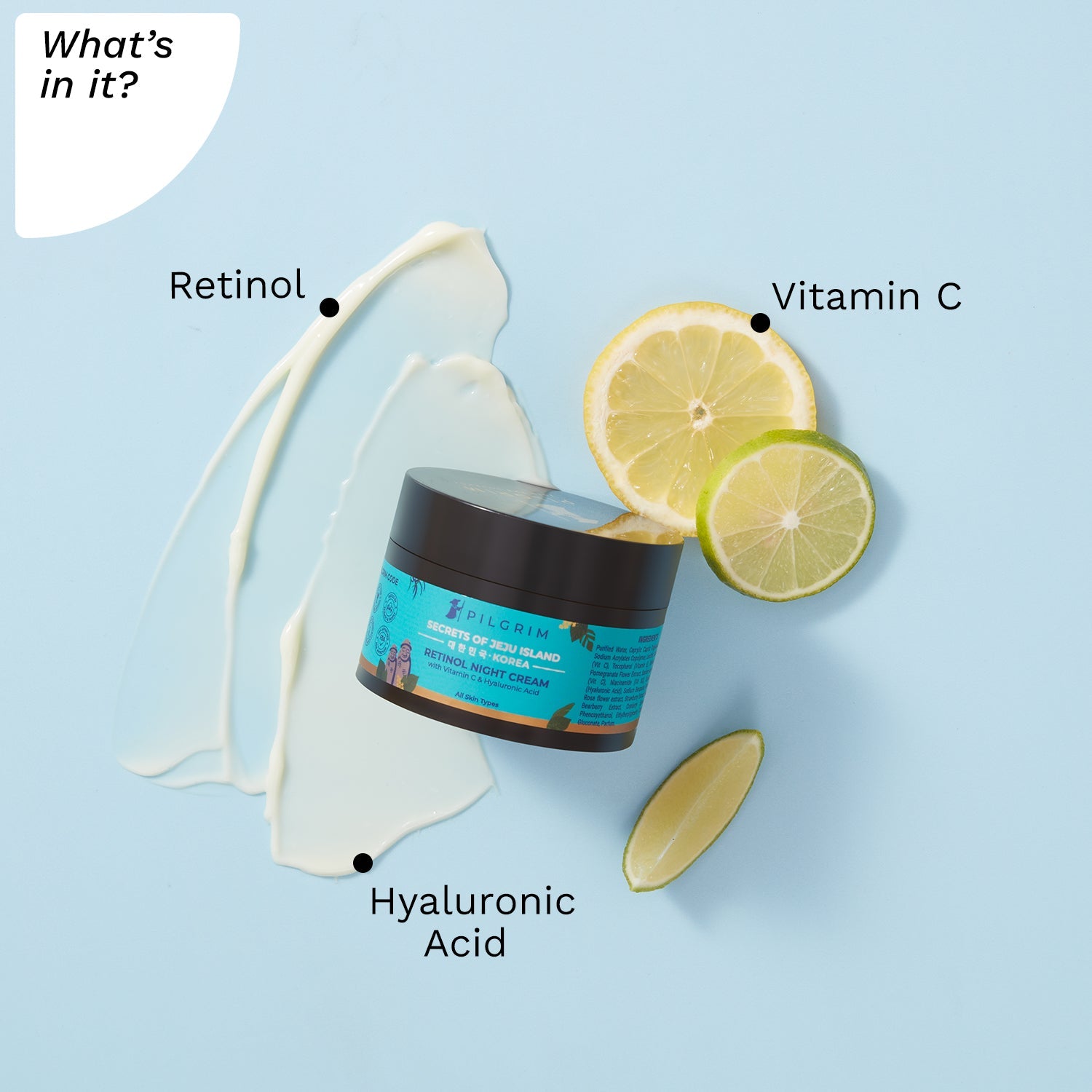  Retinol Anti Aging Night Cream with Hyaluronic Acid &amp; Vitamin C |Discover young, wrinkle-free &amp; radiant skin| Anti aging cream for oily &amp; dry skin| For Men &amp; Women 50gm - What&