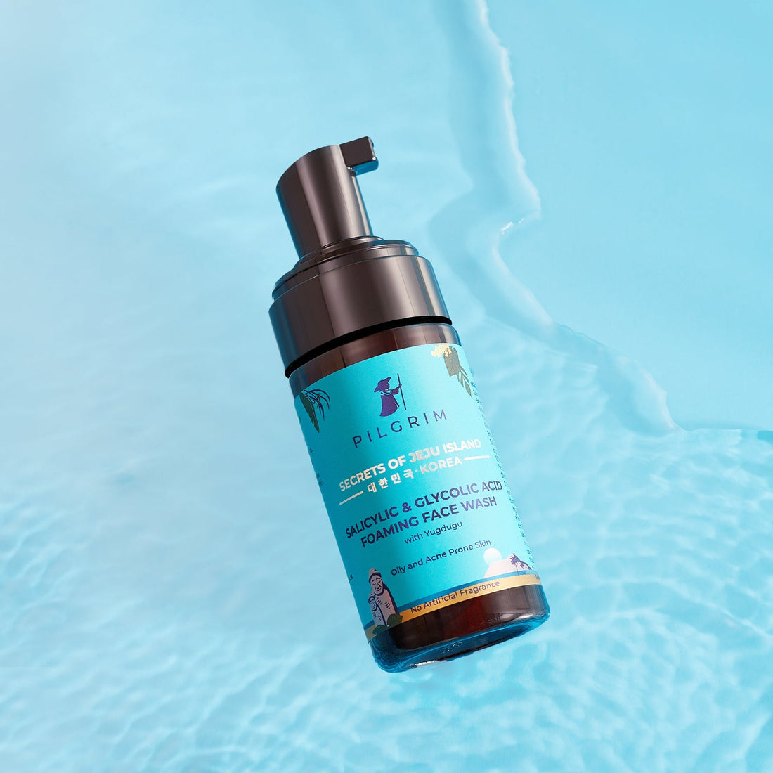  Foaming Face Wash For Oily &amp; Acne-Prone Skin with 1.5% Salicylic(Bha) &amp; 2% Glycolic Acid(Aha) 120 Ml - Image