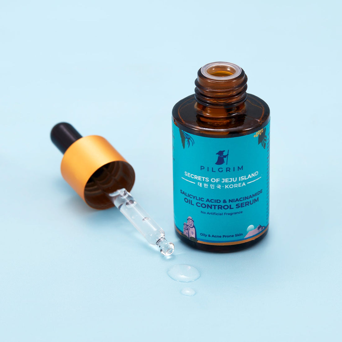 Oil Control Serum with 2% Salicylic Acid + 3% Niacinamide For Oily &amp; Acne-Prone Skin 30ml - Image