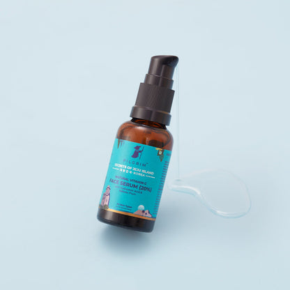  20% Vitamin C Face Serum with Hyaluronic Acid &amp; Kakadu Plum for glowing/Dry/Oily skin &amp; Combination Skin 30ml - Image