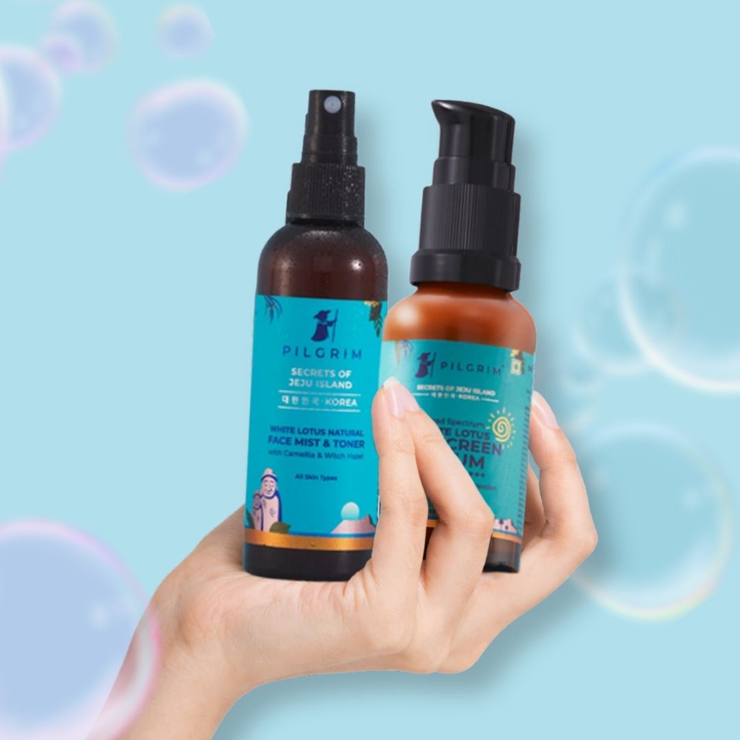 White Lotus Face Toner &amp; Serum Combo