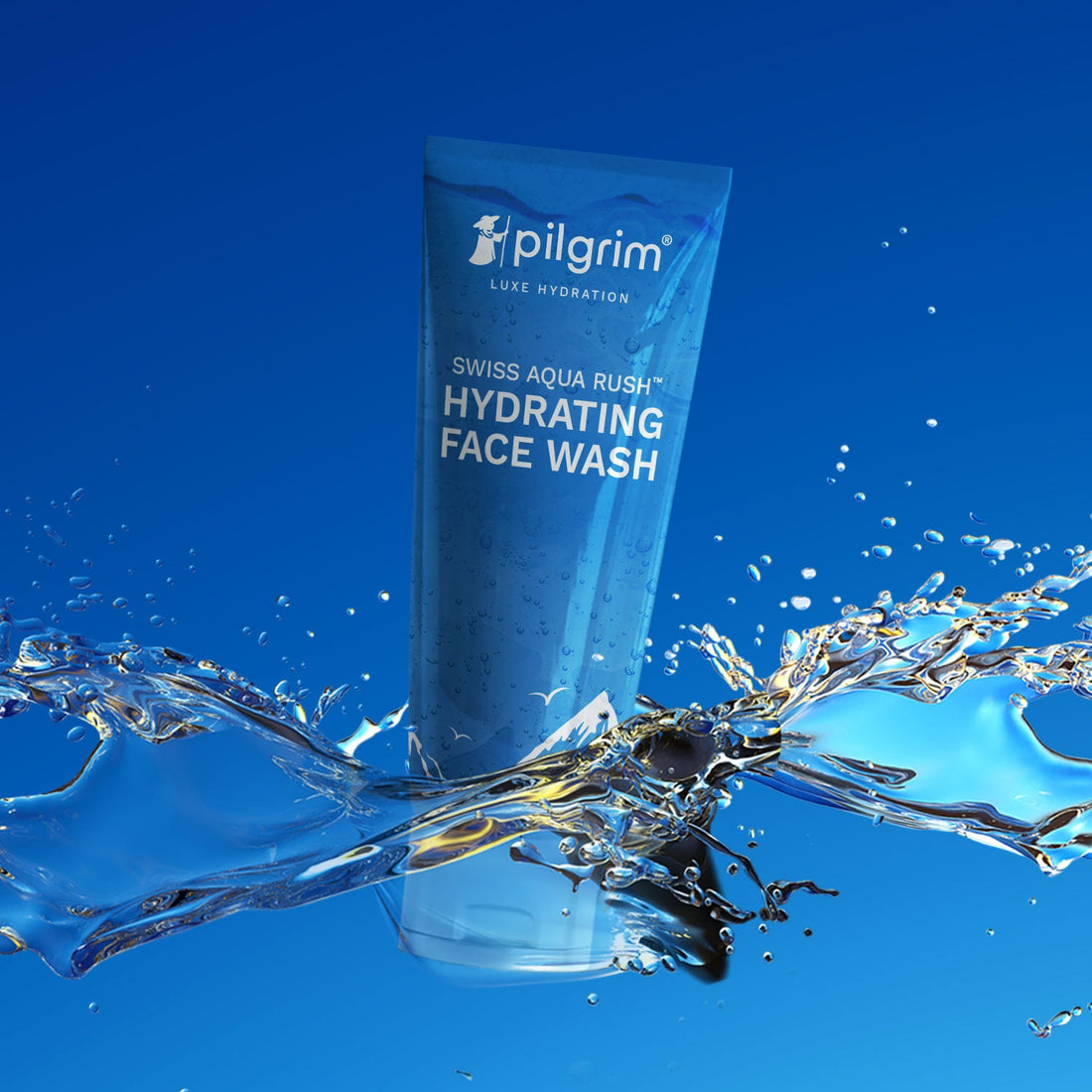 SWISS AQUA RUSH™HYDRATING FACE WASH, REFRESHES SKIN &amp; RESTORES HYDRATION, 100ml- Image