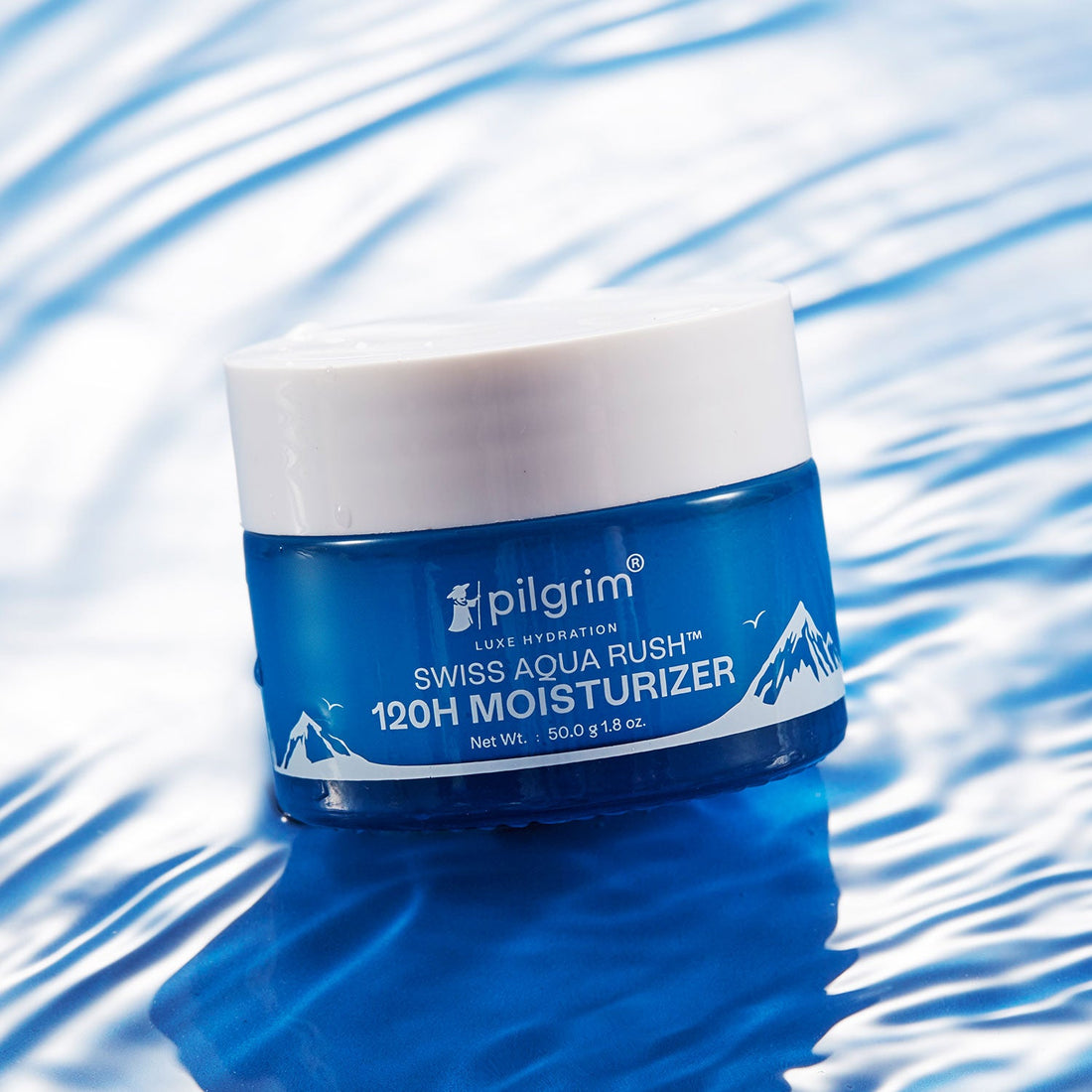 SWISS AQUA RUSH™ 120H MOISTURIZER, STRENGTHENS SKIN BARRIERS, GIVES A PLUMP &amp; GLOWING SKIN, 120H OF INCREASED HYDRATION, 50g- Image