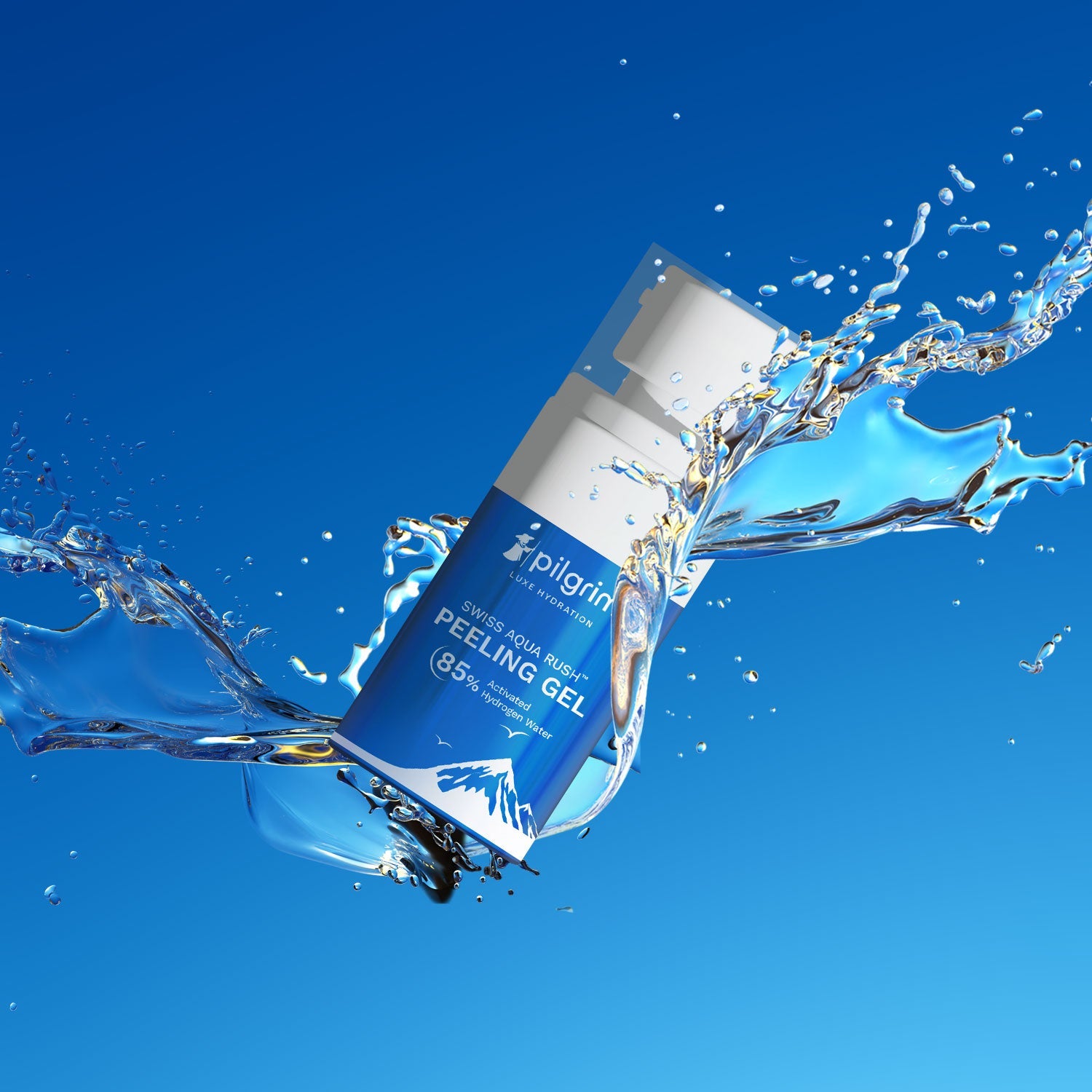 SWISS AQUA RUSH™ PEELING GEL, EXFOLIATES TO REVEAL FRESH &amp; RADIANT SKIN, 30g- Image
