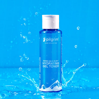 SWISS AQUA RUSH™ HYDRATING GEL TONER, FOR GLOWING SKIN &amp; LONG LASTING HYDRATION PLUMP &amp; HEALTHY SKIN, 100ml- Image