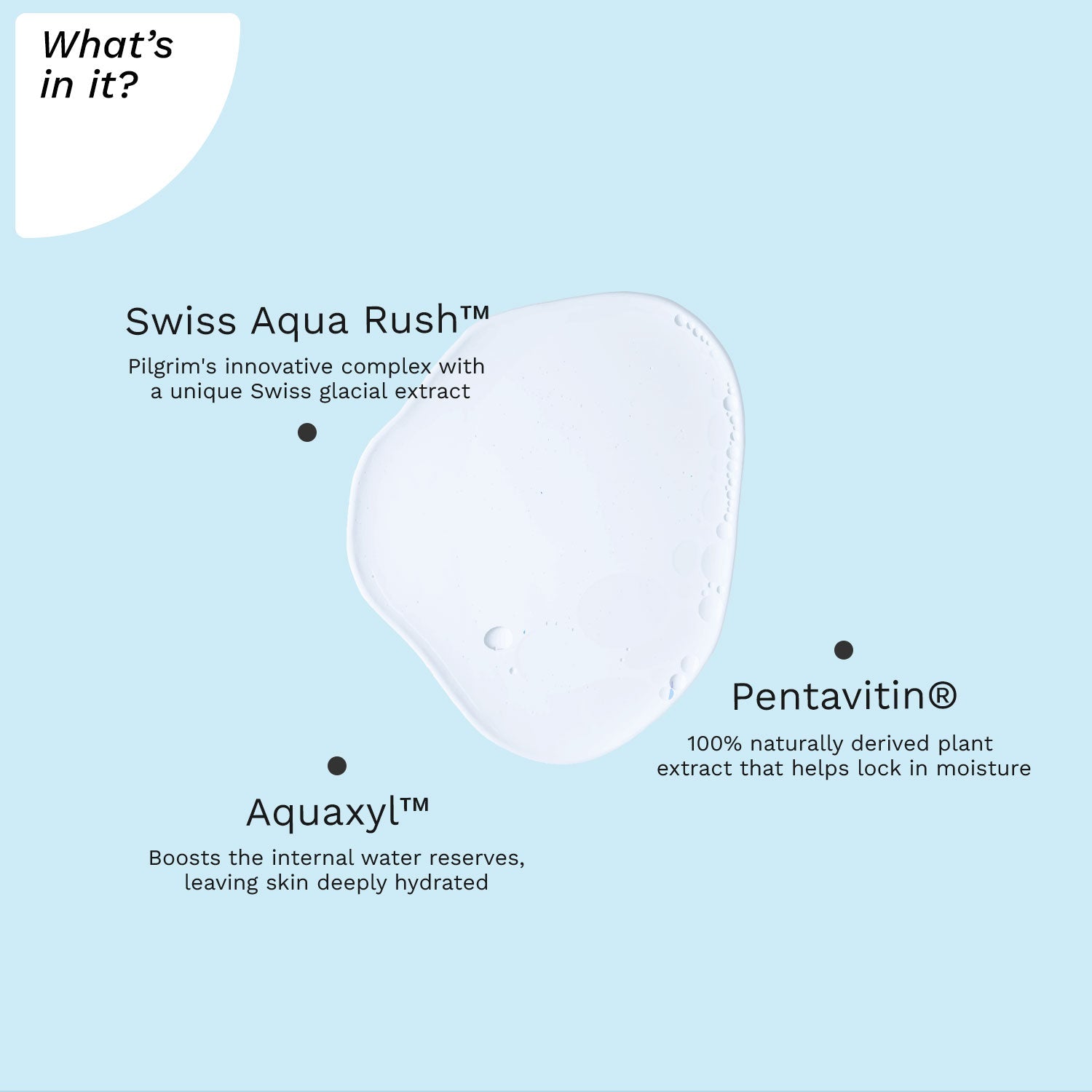 SWISS AQUA RUSH™ HYDRATING GEL TONER, FOR GLOWING SKIN &amp; LONG LASTING HYDRATION PLUMP &amp; HEALTHY SKIN, 100ml- What&