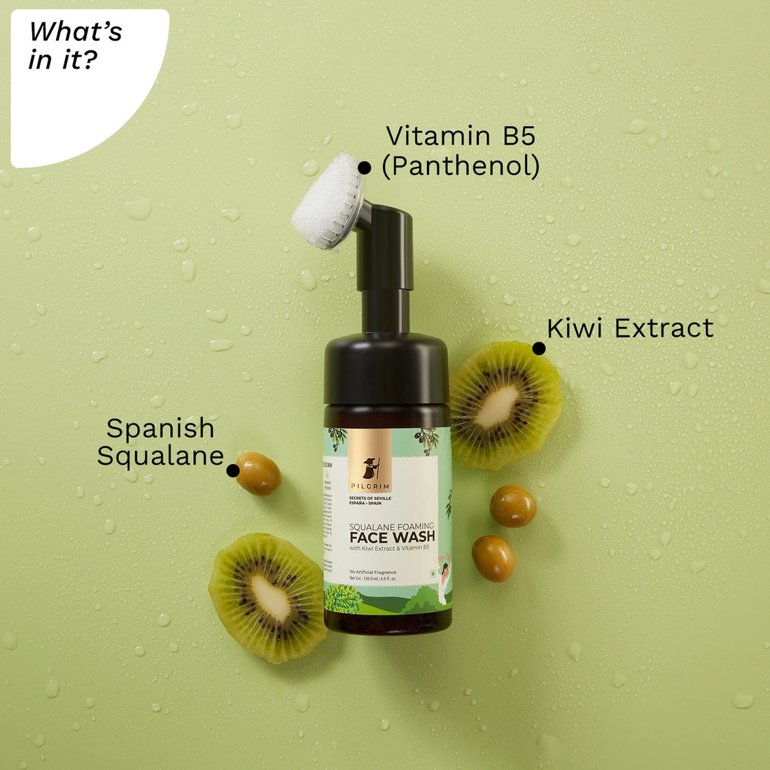 Squalane FOAMING FACE WASH -What&