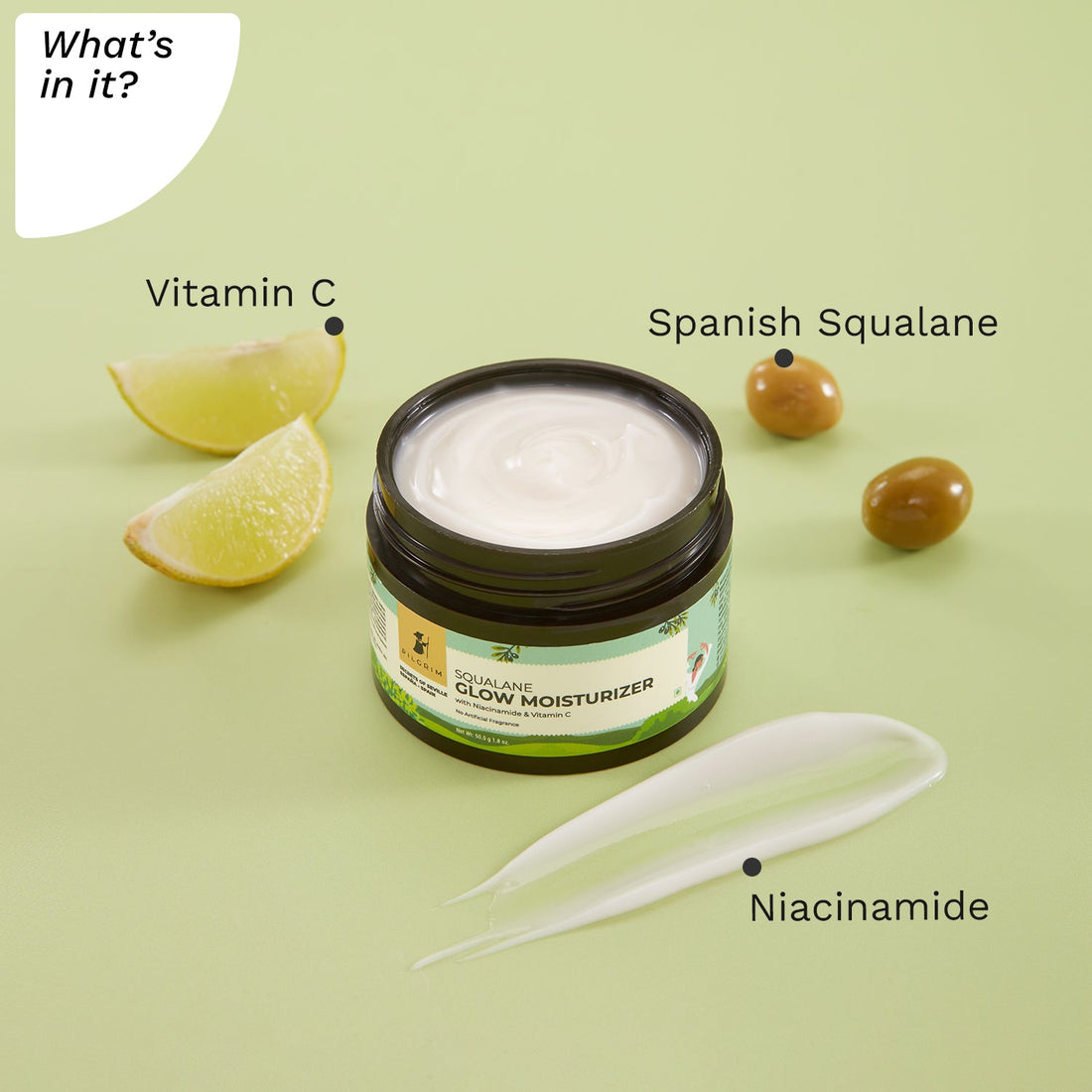 Squalane GLOW MOISTURIZER -What&
