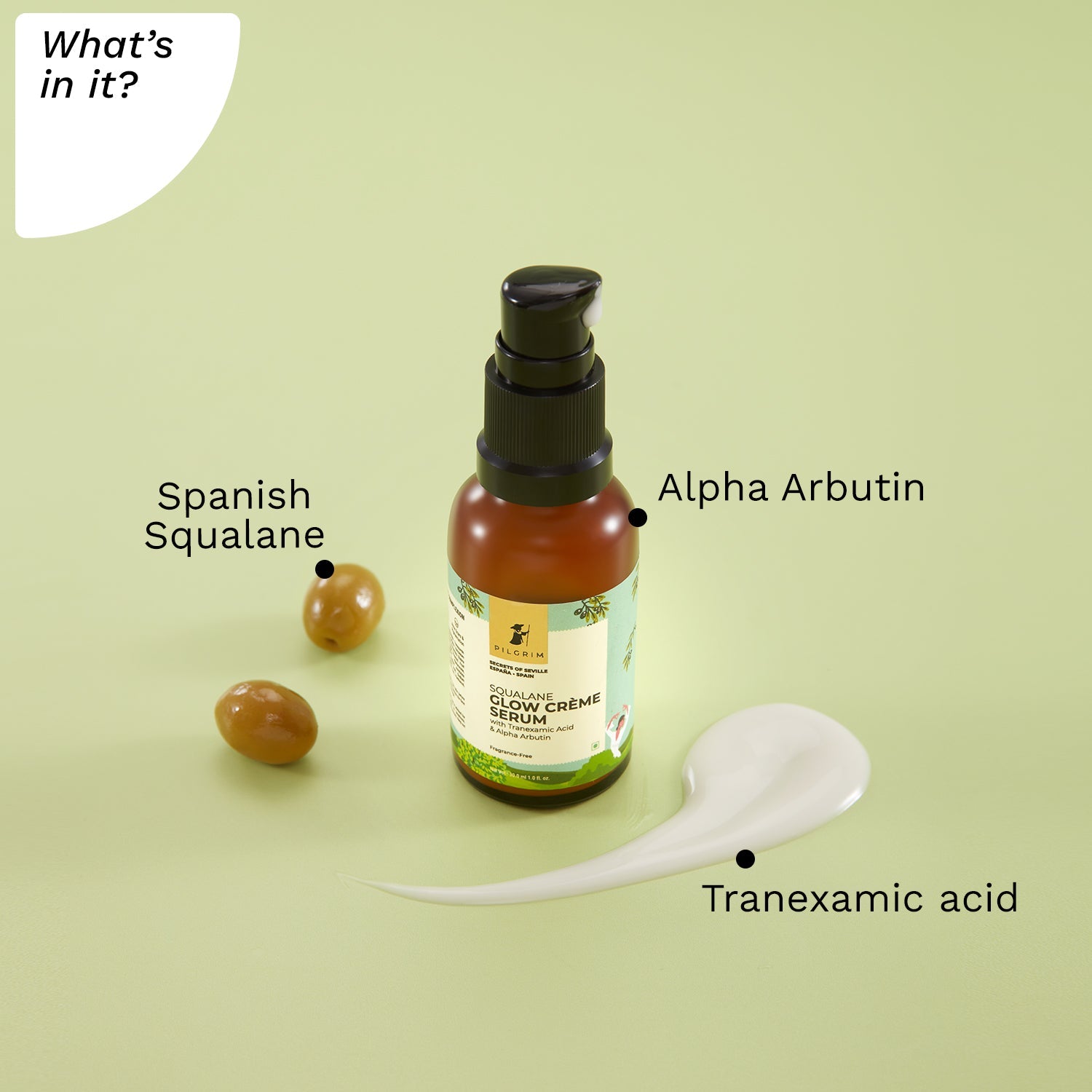 Squalane GLOW CRÈME SERUM -What&
