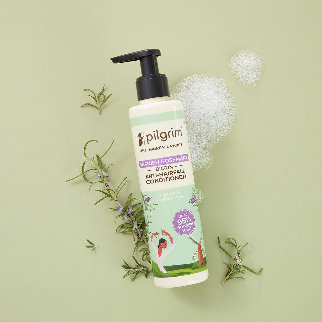Spanish  Rosemary &amp; Biotin Anti-Hairfall Conditioner -Image