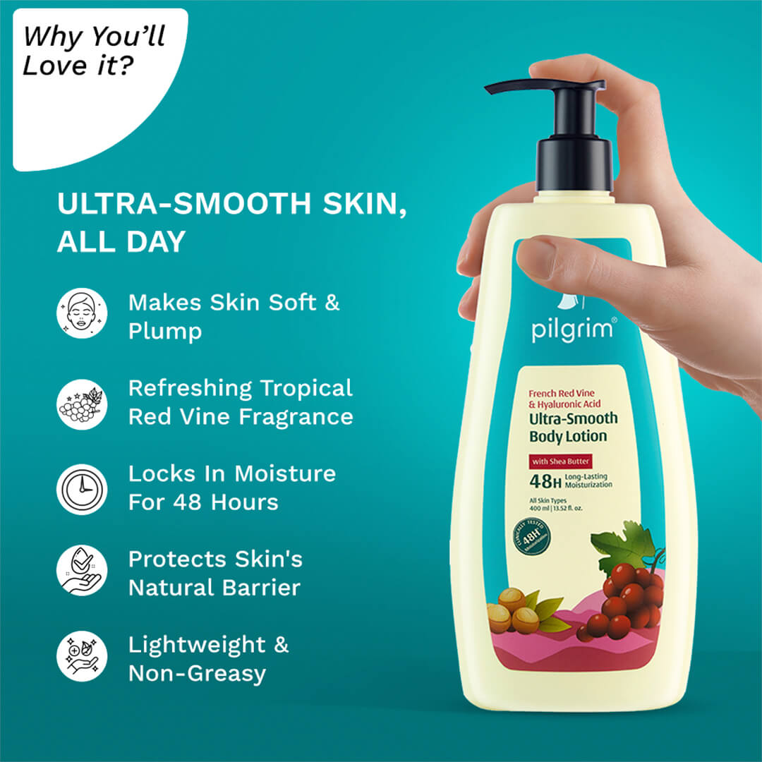 Red Vine Ultra-Smooth Body Lotion 400ml