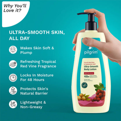 Red Vine Ultra-Smooth Body Lotion 400ml