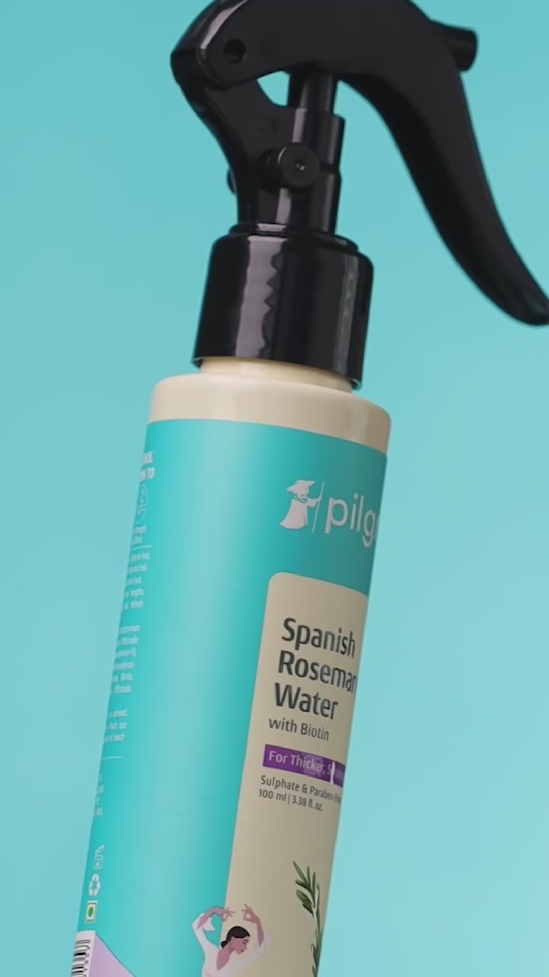 Korean Black Rice &amp; Spanish Rosemary Water Spray 100ml