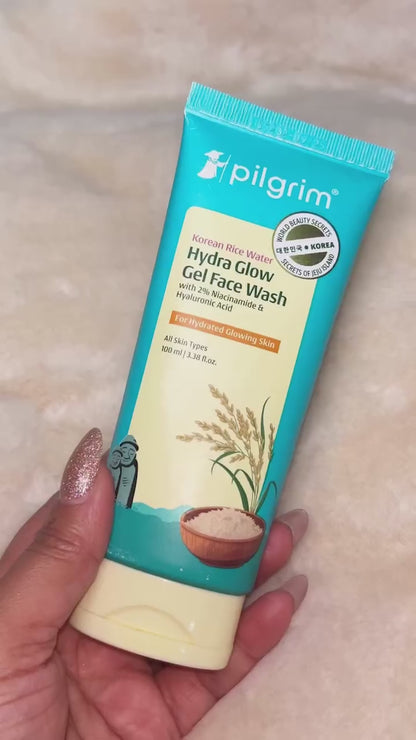 Korean Rice Water Hydra Glow Gel Face Wash 100ml