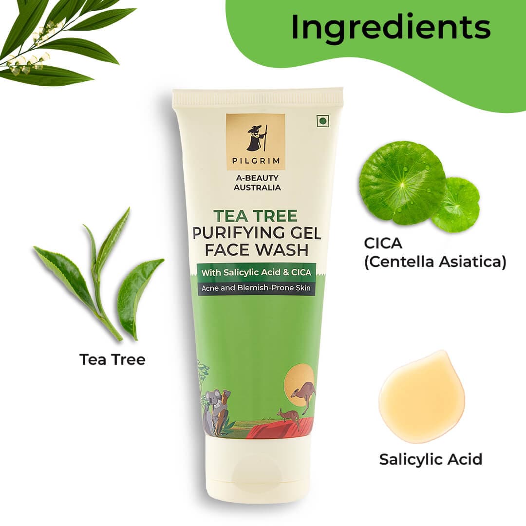 Australian Collection - TEA TREE ANTI-ACNE GEL FACE WASH 
 What&
